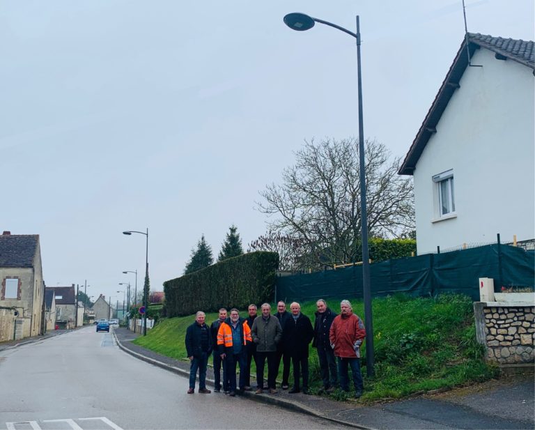 SARCEAUX : Les travaux d’enfouissement des réseaux électriques et de renouvellement de l’éclairage public réceptionnés.