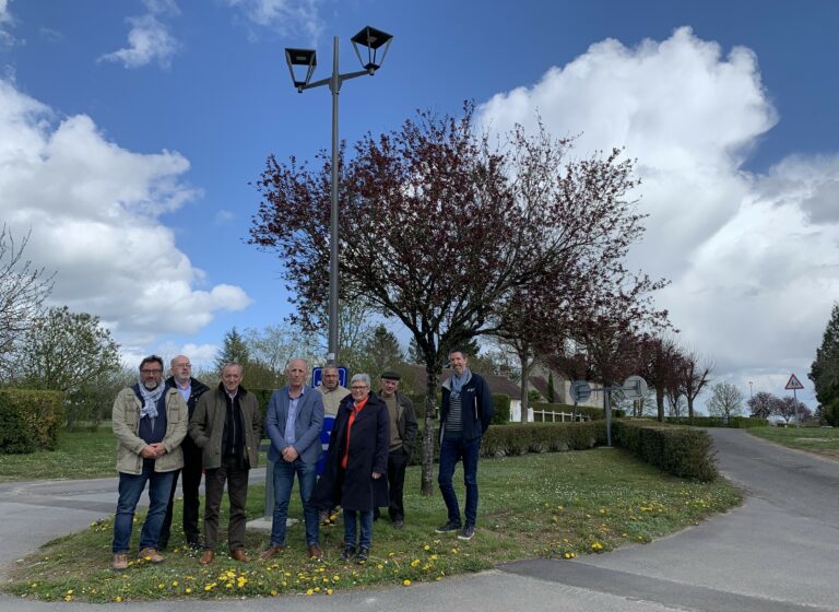 Réception des travaux d’enfouissement des réseaux électriques, d’éclairage public et de télécommunication du bourg de Saint-Germain-le-Vieux.