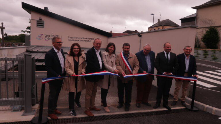 Inauguration de la chaufferie bois-énergie et du réseau public de chaleur de Tourouvre-au-Perche
